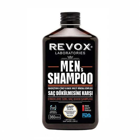 Revox Hair Loss Shampoo for Men - Strengthening Shampoo with Botanical Extracts for Thinning Hair & Scalp Health - 12.17 fl oz