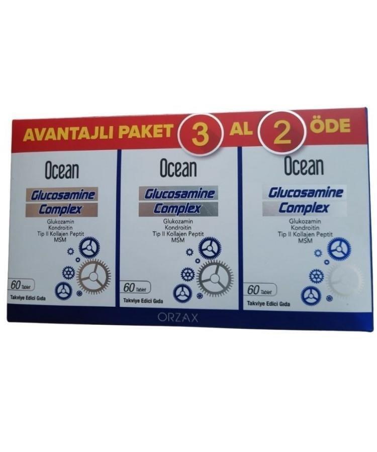 Orzax Ocean Glukozamin Kompleks - Glucosamine Complex Supplement for Joint Health Support