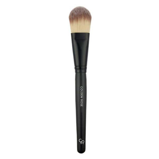 Golden Rose Foundation Brush - High-Quality Makeup Brush for Smooth Foundation Application