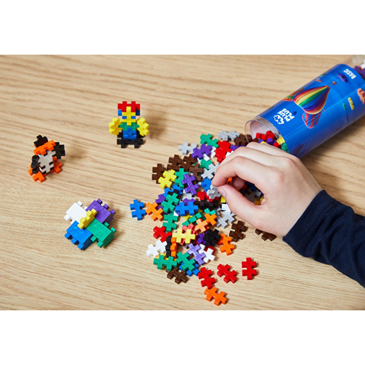 Plus Plus Construction Toy Basic Mix 240 Piece Set - Creative Building Blocks Made in Denmark
