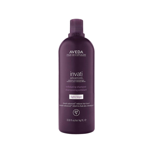 Aveda Invati Ultra Advanced Shampoo - 1000ml Light Texture for Thinning Hair, Natural Hair Care