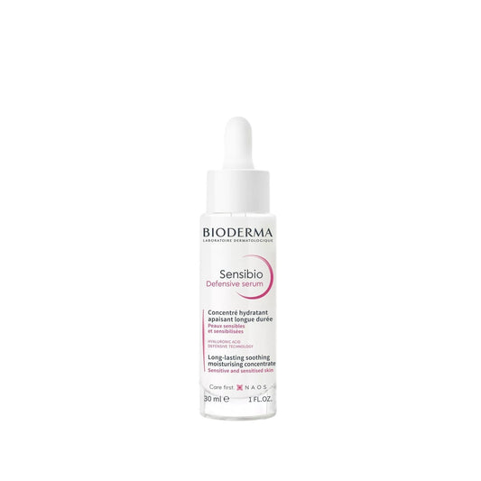 Bioderma Sensibio Defensive Serum for Sensitive Skin - Soothing & Rejuvenating Skincare, 30 ml