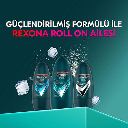 Rexona Xtra Cool Roll-On Deodorant for Men - 72 Hour Protection, Long-Lasting Freshness