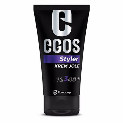 Egos Vitamin Enriched Hair Styling Gel - Nourishing, Long Lasting, Non-Greasy, Dandruff-Free Hair Care - 5.07 fl oz