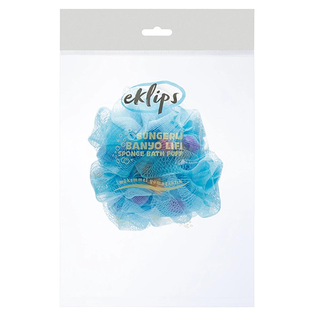 Eklips Bath Sponge with Mesh Loofah for Gentle Cleansing