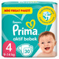Prima Pampers Active Baby Diapers Size 4 - Leakproof & Dermatologically Tested for Active Babies