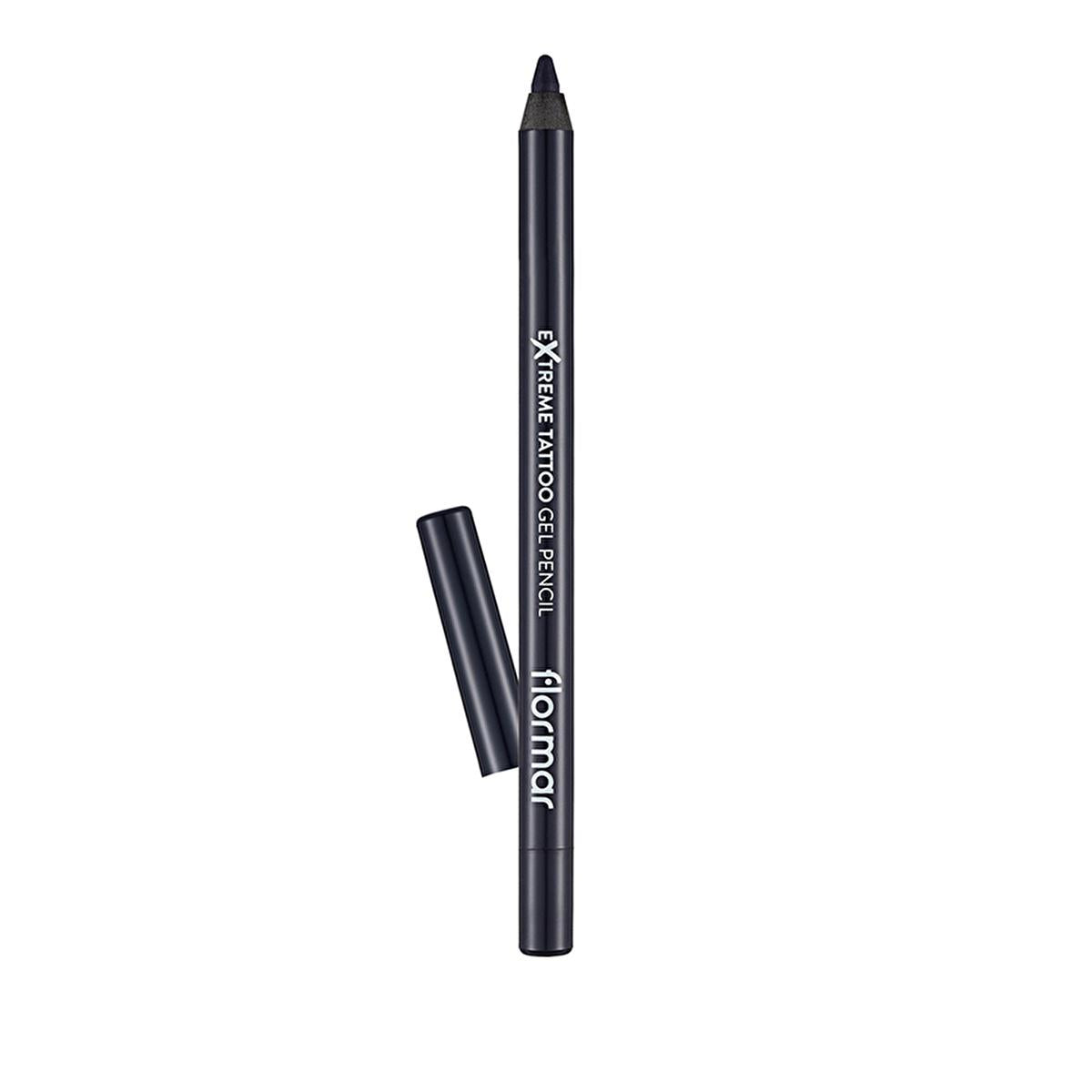 Flormar Extreme Tattoo Waterproof Gel Eyeliner - Long Lasting, Smudge Proof Eye Makeup - Intense Blue