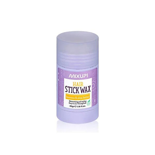 Mixup Hair Stick Wax - Strong Hold, Moisturizing, Residue-Free Hair Styling Wax for Dry Hair