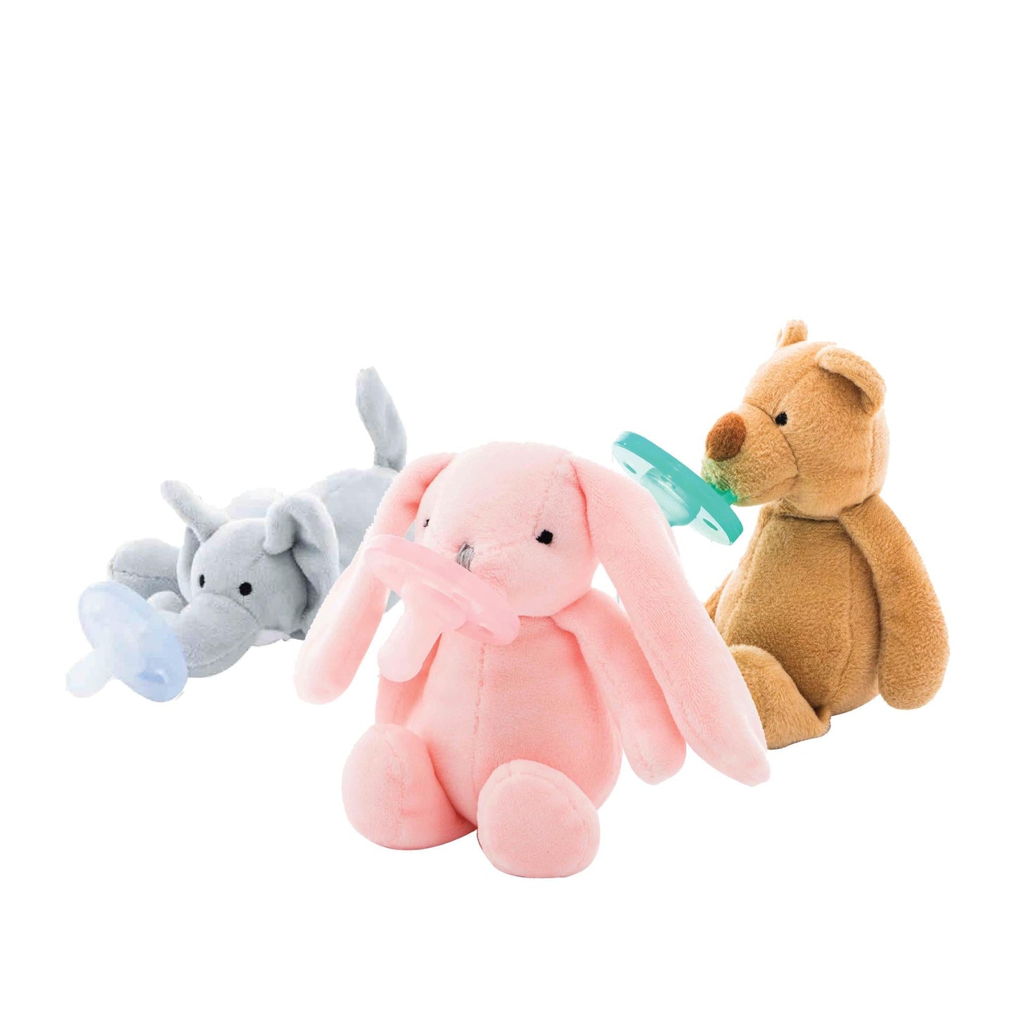 OiOi Pacifier Toy with Soft Cuddly Design for Baby Comfort - Infant Sleep Companion, Cuddly Pacifier
