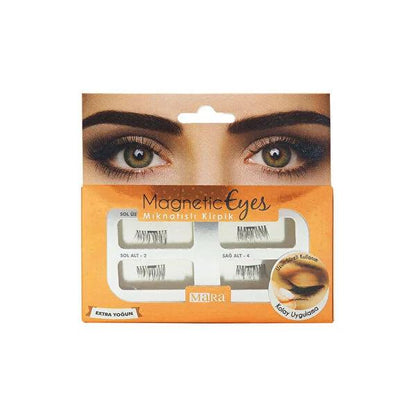Mara Magnetic False Eyelashes - Easy Application, Natural Look, Reusable - Mara Manyetik Takma Kirpik
