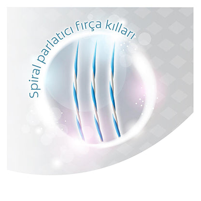Colgate 360 Advanced Optic White Toothbrush - Whiter Teeth, Tongue & Cheek Cleaner, Medium Bristles, Plaque Removal