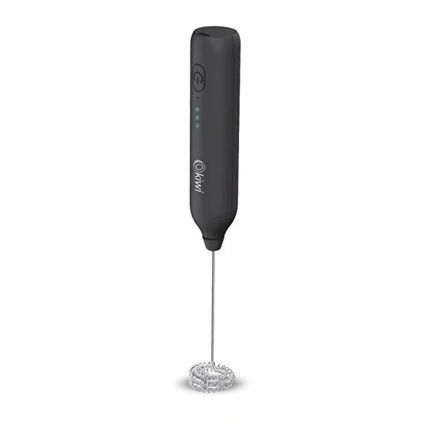 Kiwi Electric Milk Frother/Whisk - Portable, 3-Speed, Rechargeable Wireless Kitchen Appliance
