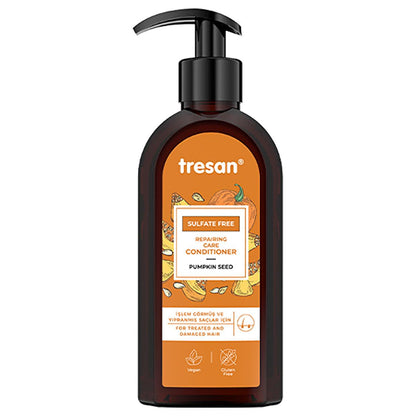 Tresan Sulfate-Free Hair Conditioner with Pumpkin Seed Oil - Nourishing Repair for Damaged Hair