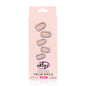 Eklips Floral Oval False Nails with Easy Application, 24 Pieces
