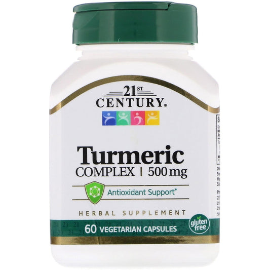 21st Century Turmeric Complex – 500 mg (Vegetarian Capsules)