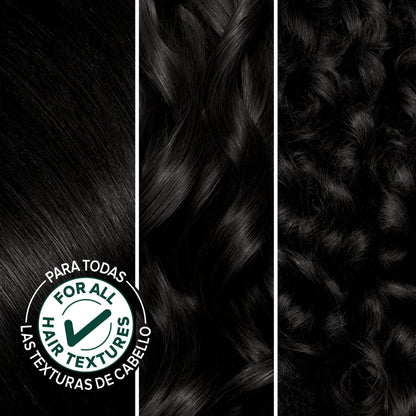 Garnier Nutrisse Ultra Creme 1 Black Hair Dye - Vegan Hair Dye, Nourishing Hair Color