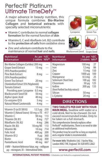 Vitabiotics Perfectil Platinum Radiance - 60 Tablets