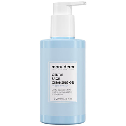 Maruderm Gentle Facial Cleanser for Sensitive & Atopic Skin - Sulfate-Free Face Wash, Soothes Eczema-Prone Skin, Natural, Fragrance-Free