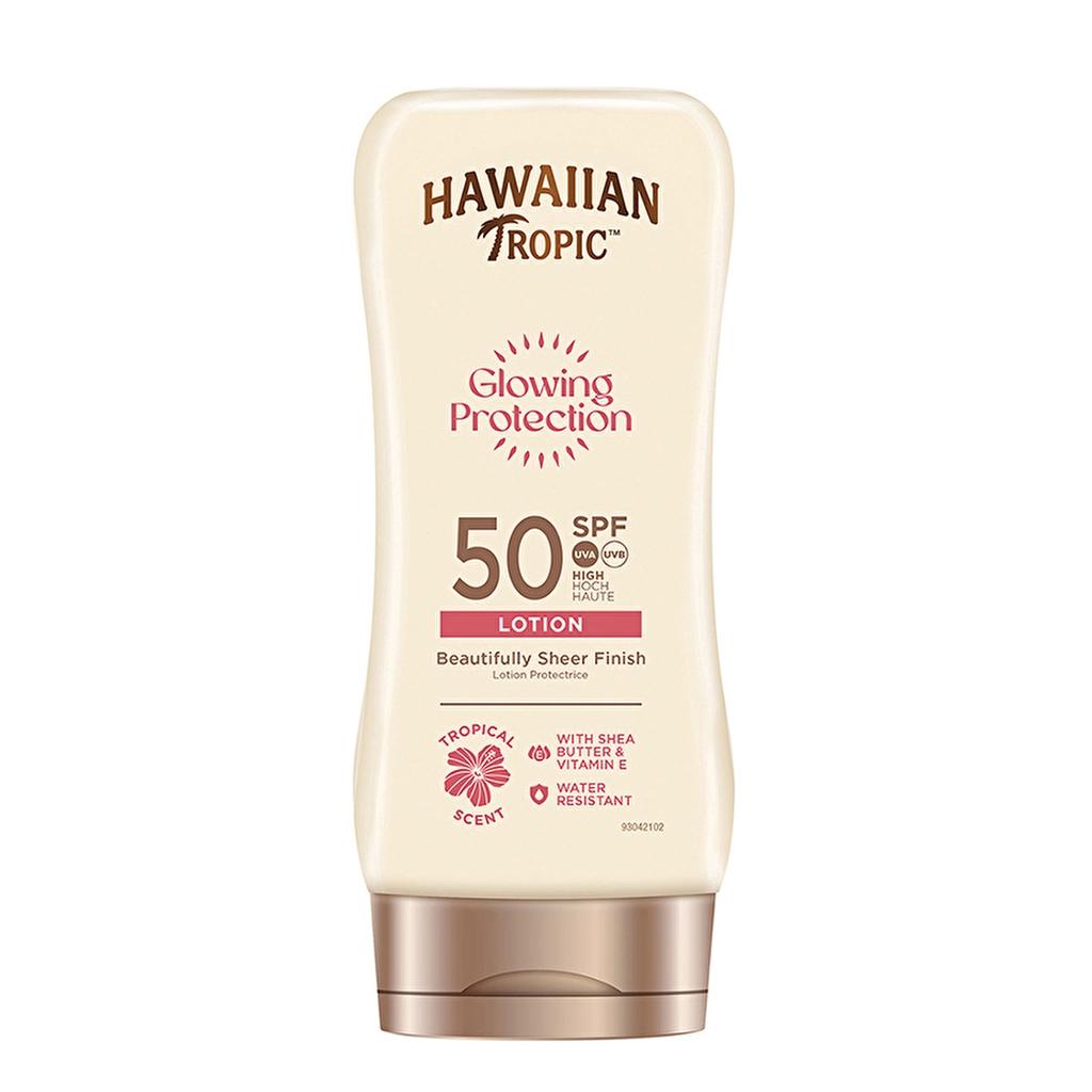 Hawaiian Tropic Glowing Protection SPF 50 Body Lotion 180ml