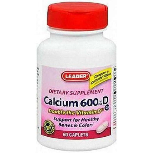 Leader™ Calcium 600 mg Plus Vitamin D3 – High Potency Bone Support