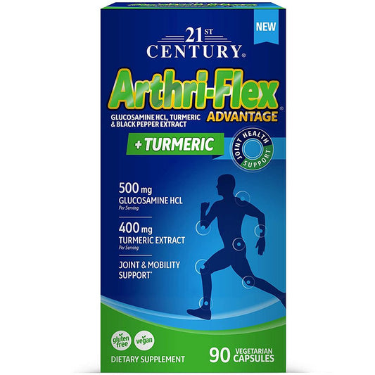 21st Century® Arthri-Flex® Advantage Plus Turmeric – Joint Support (Vegetarian Capsules)