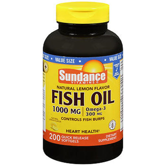 Sundance Vitamins® Natural Lemon Fish Oil - 1000 Mg