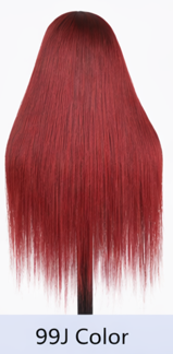 Black HD Invisible Transparent 24' Lace Front Glueless Lace Brazilian Human Hair Pre-Plucked Wigs With Bleached Knots