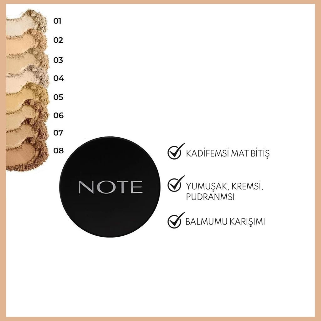 Note Luminous Silk Compact Powder 06 Dark Honey 10g