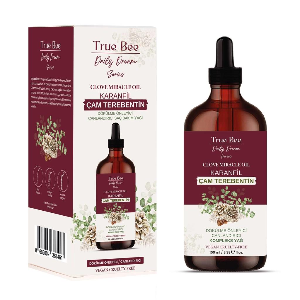 True Bee Clove & Pine Turpentine Hair Oil 100 ml