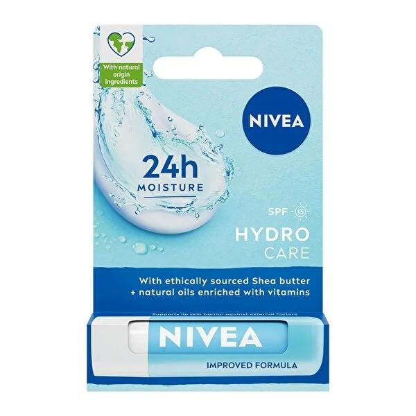 Nivea Hydra Care Lip Care Cream with Aloe Vera - Long Lasting Moisturization for Dry Lips