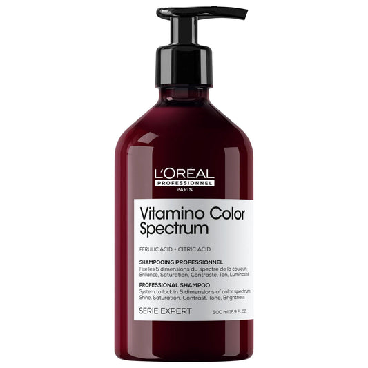 L'OrŽal Vitamino Color Spectrum: Color Protecting Shampoo for Color-Treated Hair - Sulfate-Free, Shine Enhancing & Anti-Fade Shampoo