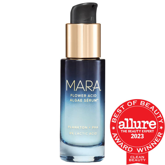 Plankton: PHA Flower Acid Algae Facial Serum - Exfoliates, Brightens, Minimizes Pores | Vegan, Cruelty-Free & Sustainable Skincare