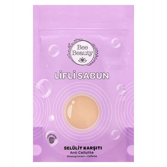 Bee Beauty Anti-Cellulite Soap: Ginseng & Caffeine for Smoother Skin | Cellulite Reduction & Exfoliation