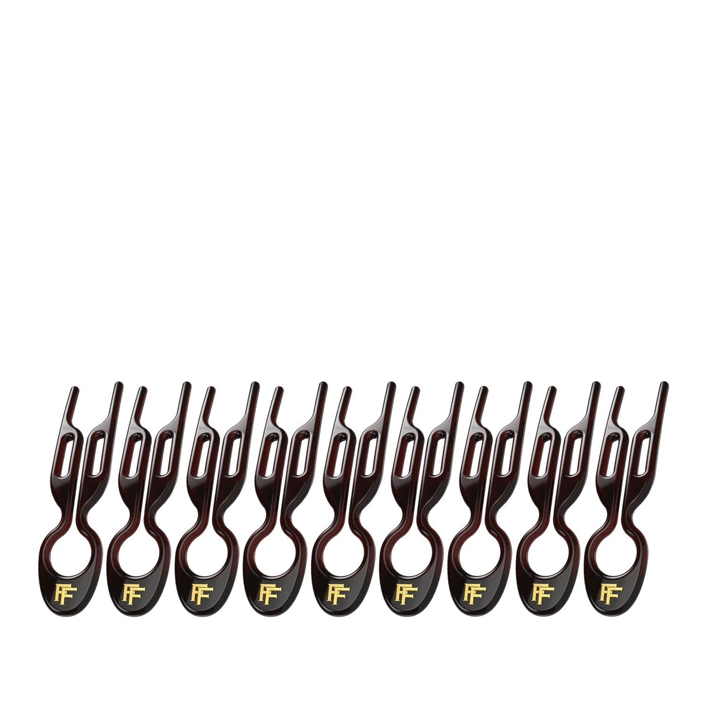 Fiona Franchimon No. 1 Hairpin Brown Hair Pins 9 Count