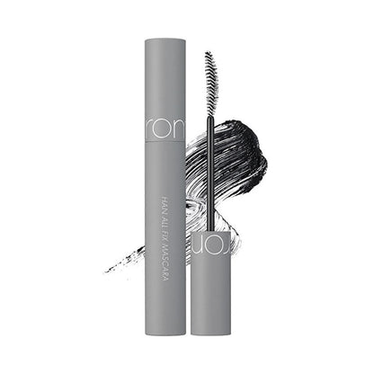 rom&nd Han All Fix Mascara L01 Long Black - Long-Lasting, Waterproof, Volumizing Mascara for Dramatic Lashes