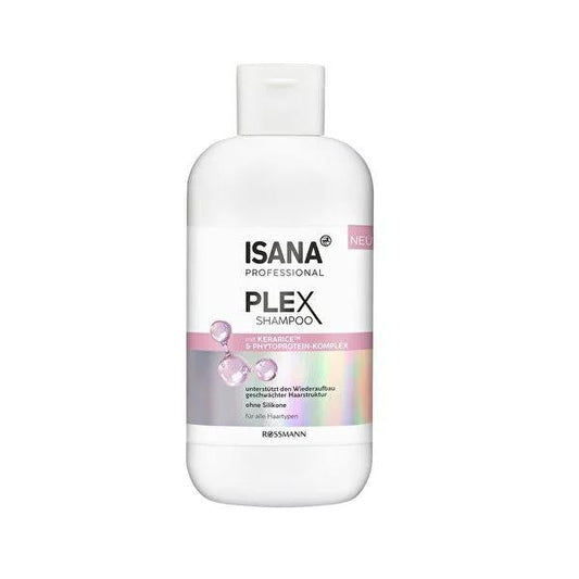 Isana Professional Plex Shampoo - Gentle, Vegan, Dermatologically Approved Hair Care - 250 ml