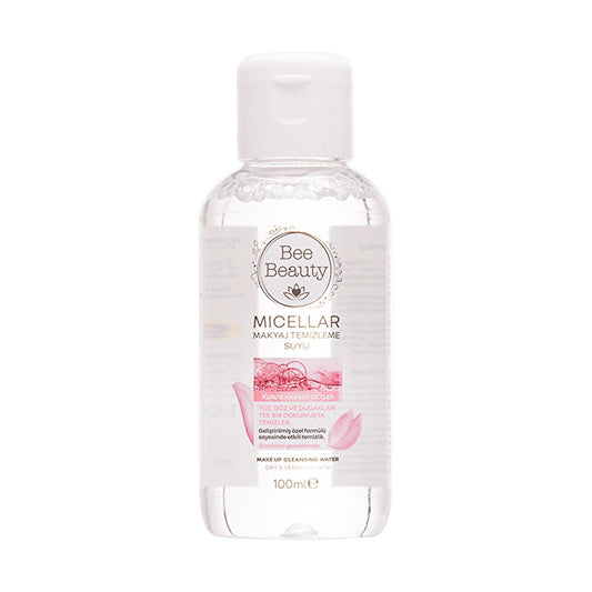 Bee Beauty Micellar Cleansing Water for Sensitive Skin - Gentle Makeup Remover, 3.38 fl oz