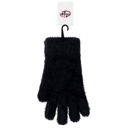 Eklips Black Feathered Exfoliating Glove for Smooth Skin