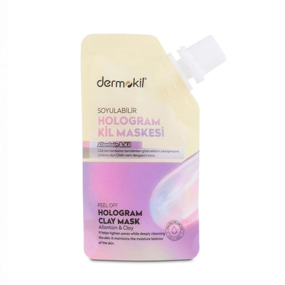 Dermokil Peel-Off Hologram Clay Mask for Glowing Skin 50 ml