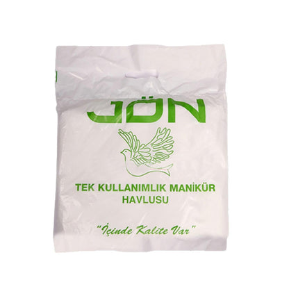Jon Disposable Manicure Towels Absorbent Salon Pack 100 Count