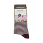 Underwear Kadõn 3-Pack Women's Cotton Socks: Fun Fruit & Flower Designs, Colorful Casual Everyday Socks, Size 35-38