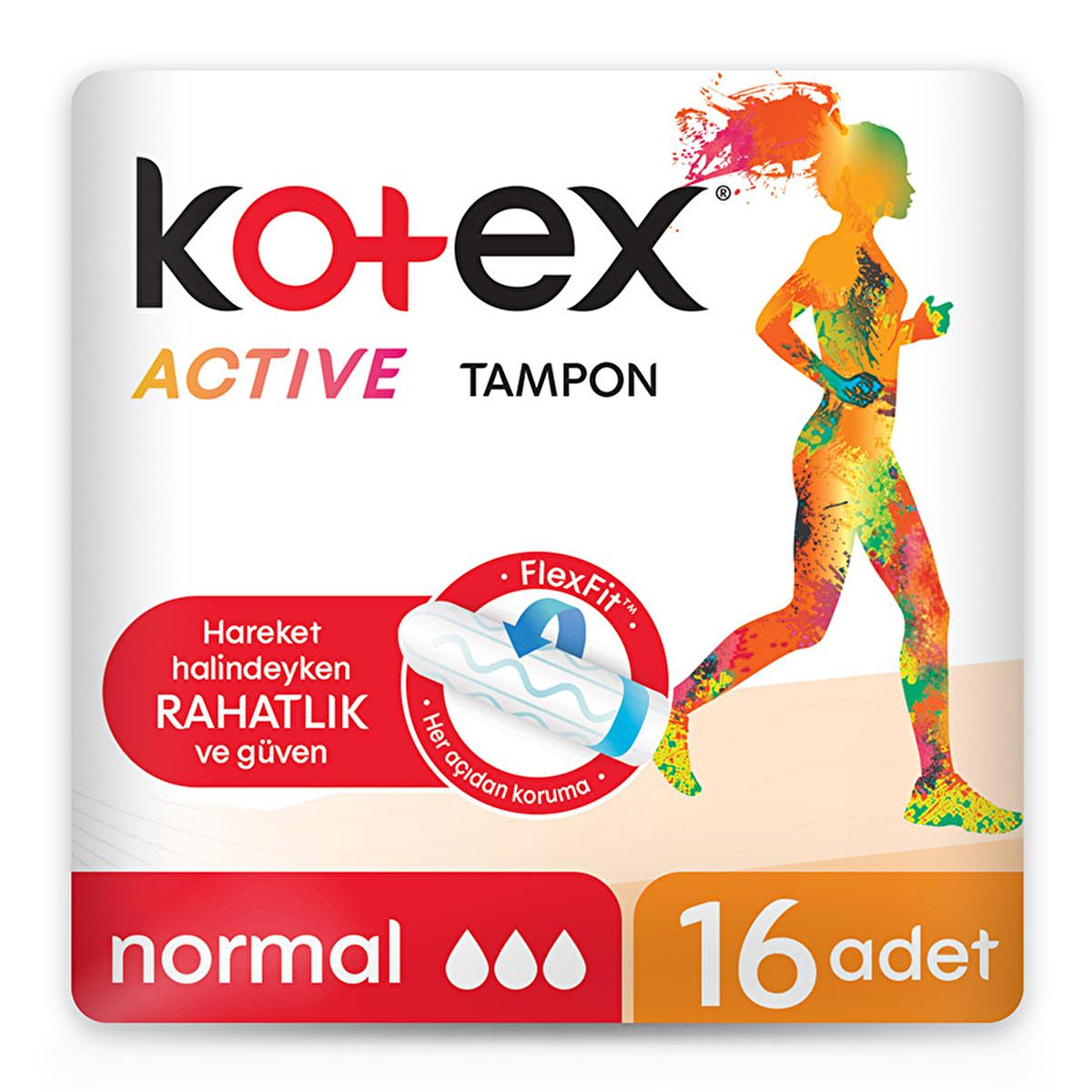 Kotex Active Tampon Normal - Reliable Menstrual Protection for Active Women