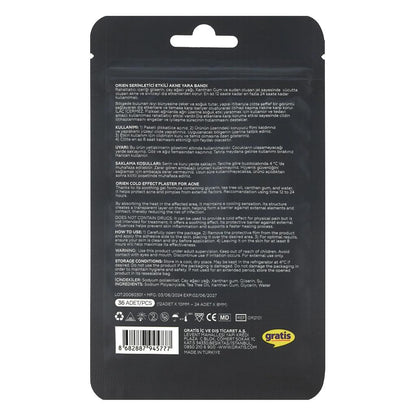 Orien Men's Cooling Spot Patches for Blemish-Prone Skin 36 Count