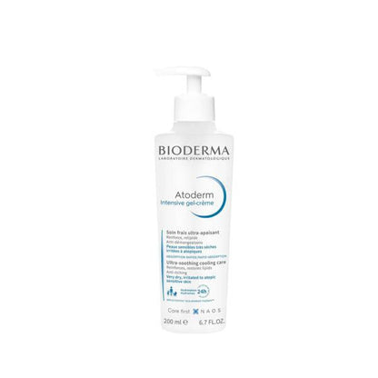 Bioderma Atoderm Intensive Gel Creme - Moisturizing Gel Cream for Dry Skin Relief, Gentle for Babies & Adults