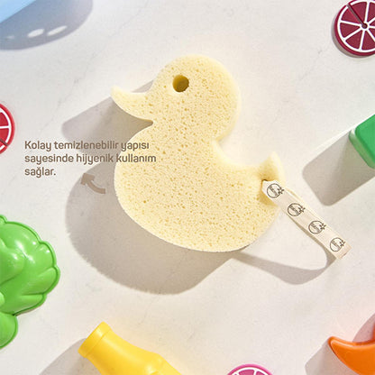 Balmy Baby Bath Sponge - Soft, Natural, and Hypoallergenic for Sensitive Skin