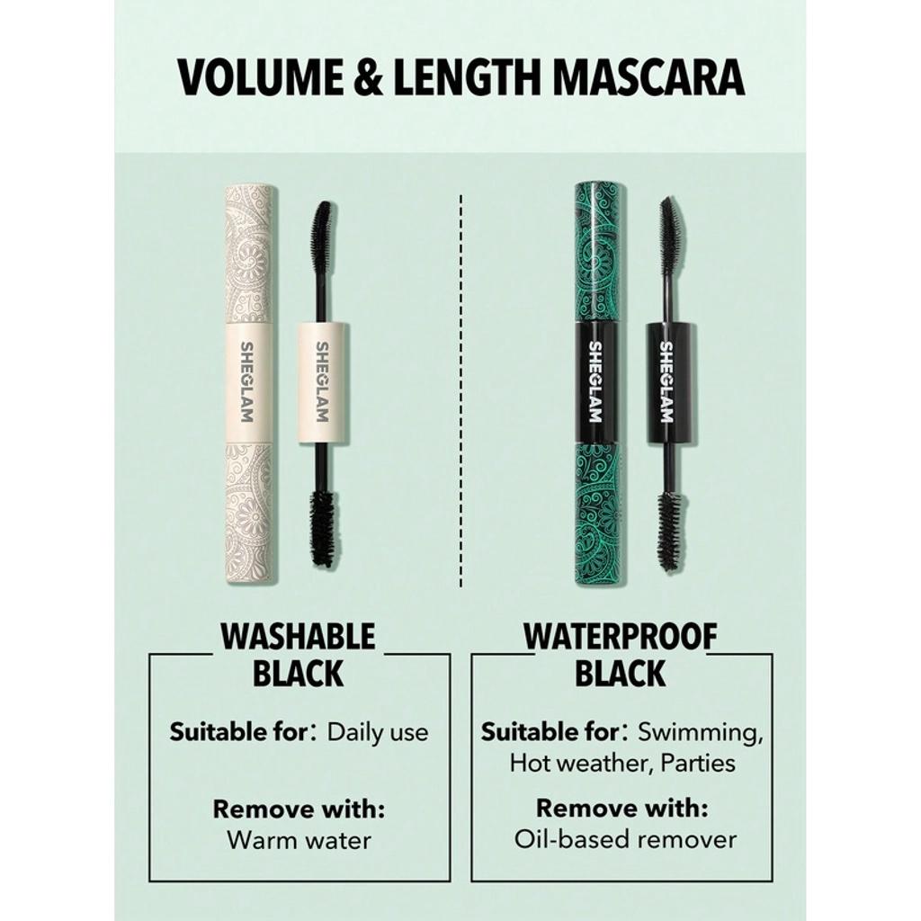 Sheglam All-In-One Waterproof Mascara for Volume & Length