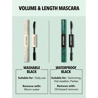Sheglam All-In-One Waterproof Mascara for Volume & Length