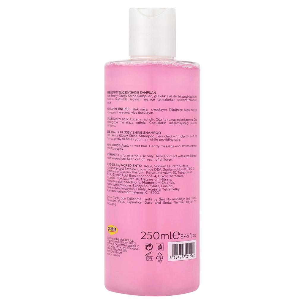 Bee Beauty Glossy Shine Shampoo for Radiant Hair 250 ml