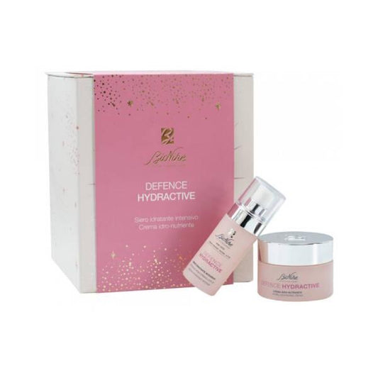 Bionike Defence Hydractive Skincare Set - Intensive Moisturizing Serum & Nourishing Cream for Dry Skin