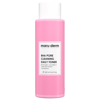 Maruderm BHA Toner: Pore Minimizing, Blackhead & Acne Treatment - Salicylic Acid, Oil Control, Fragrance-Free, Exfoliating Face Toner (8.45 fl oz)